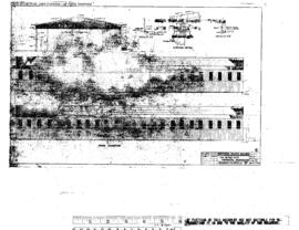 Northern Pacific Engineering Drawing, Car Repair Shed at Parkwater, Washington, 1957