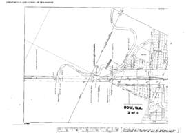 Plat Map of Great Northern Facilities at Bow, Washington, 1934