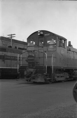 Milwaukee Road Diesel Locomotive 1637, Bellingham, Washington, undated