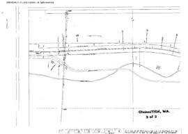 Plat Map of Great Northern Facilities at Chumstick, Washington, 1929