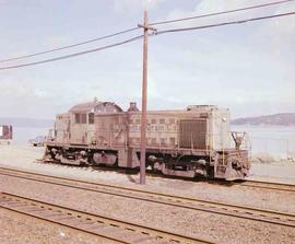 Continental Grain Company Diesel Locomotive Number 206 at Tacoma, Washington in October, 1978.