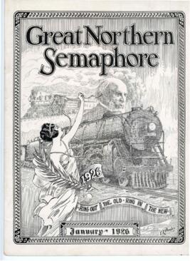 'Great Northern Semaphore' January 1926