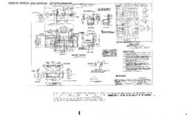 Northern Pacific Engineering Drawing: Abutment Details, Bridge 42 - 3rd Street, Tenino, Washingto...