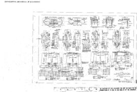 Northern Pacific Engineering Drawing: Detail of Concrete Piers, Bridge 119 - Lewis River, South o...