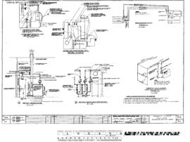 Burlington Northern Engineering Drawing, Yard Office at Edgemont, South Dakota, 1980