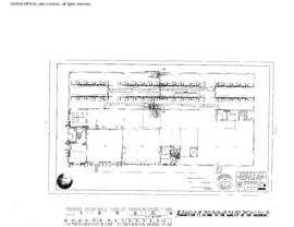 Spokane, Portland, and Seattle Railway Engineering Drawing, Warehouse at East Third and East Ash ...