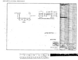 Great Northern Engineering Drawing, Boiler Room Addition at Havre, Montana, 1970