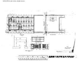 Northern Pacific Engineering Drawing, Store House at Missoula, Montana, 1924
