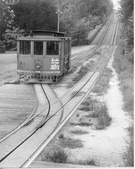 Seattle Municipal Railway cable car 21, Seattle, Washington, 1940