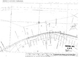 Plat Map of Great Northern Facilities at Reiter, Washington, 1947
