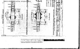 Northern Pacific Engineering Drawing: Shop Plan - Axles, Turntable, Livingston, Montana, undated