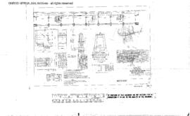 Northern Pacific Engineering Drawing: Detail/Map/Profile/Plan, Bridge 141 - Clark Fork River, Wes...