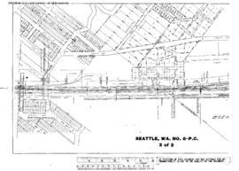 Plat Map of Pacific Coast Railroad Facilities at Seattle, Washington, 1916