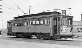 Seattle Municipal Railway Car 305, Seattle, Washington, circa 1939