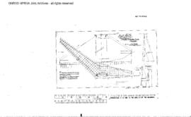 Spokane, Portland and Seattle Railway Engineering Drawing: West Abutment, Bridge 66.4 - Little Wh...