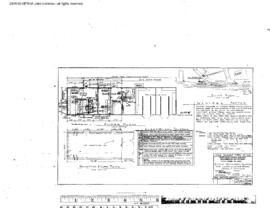 Northern Pacific Engineering Drawing, Sectionmen's Building at Centralia, Washington, 1963