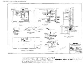 Burlington Northern Engineering Drawing, Store House at Vancouver, Washington, 1972