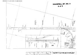 Plat Map of Great Northern Facilities at Kalispell, Montana, 1961