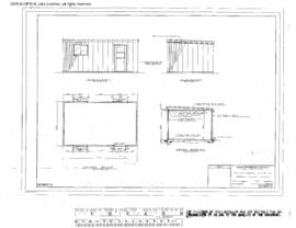 Great Northern Engineering Drawing, Line Change at Libby, Montana, 1969