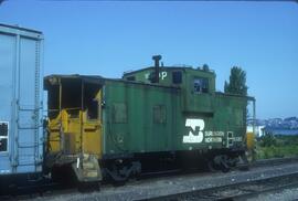 Burlington Northern 10563 at Blaine, Washington in 1994.