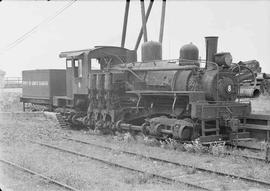 Port of Grays Harbor Steam Locomotive Number 8 at Aberdeen, Washington, circa 1949.