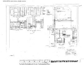 Great Northern Engineering Drawing, Depot at Williston, North Dakota, 1942