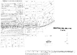 Plat Map of Northern Pacific Facilities at Seattle, Washington, undated