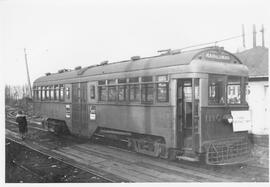 Seattle & Rainier Valley Railway Car 111 in Seattle, Washington, 1935