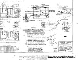 Burlington Northern Engineering Drawing, Unnamed Structure at Wheeler, Washington, 1977