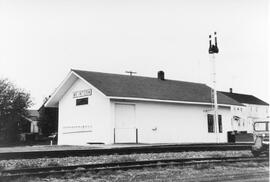 Great Northern Depot at McIntosh, Minnesota, 1968