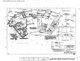Northern Pacific Engineering Drawing, Roundhouse at Helena, Montana, 1960