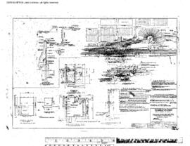 Northern Pacific Engineering Drawing, Sanding and Fueling Facilities at Missoula, Montana, 1960