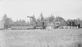 Great Northern Railway steam locomotive number X1731 at Lakeview, Washington in July 1942.