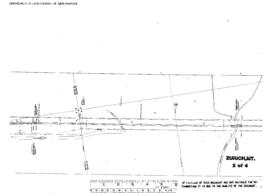 Plat Map of Great Northern Facilities at Zurich, Montana, 1960