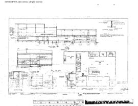 Great Northern Engineering Drawing, Pier 88 Warehouse and Offices at Seattle, Washington, 1971