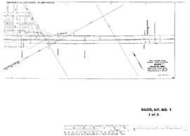 Plat Map of Great Northern Facilities at Saco, Montana, 1959
