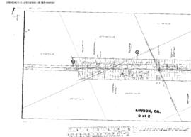 Plat Map of Northern Pacific Facilities at Myrick, Oregon, 1912