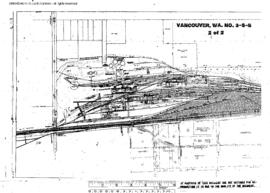 Plat Map of Spokane, Portland, and Seattle Railway Facilities at Vancouver, Washington, 1952