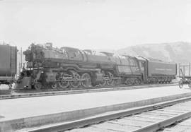 Northern Pacific steam locomotive 5131 at Garrison, Montana, in 1952.