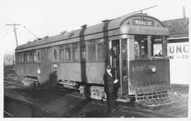 Seattle & Rainier Valley Railway Car 105 in Seattle, Washington, 1935