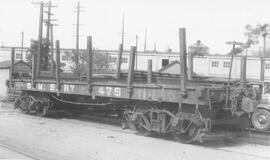 Seattle Municipal Railway Number 475 at the Georgetown carbarn, Seattle, Washington, 1940.