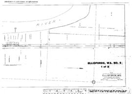 Plat Map of Great Northern Facilities at Ellisforde, Washington, 1946