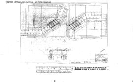 Spokane, Portland and Seattle Railway Engineering Drawing: Piling Plan/Foundation Plan, Bridge E8...