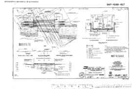 Burlington Northern Engineering Drawing: General Plan and Elevation, Bridge 10.7 - Columbia Stree...