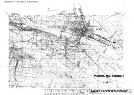 Plat Map Index of Facilities at Pasco, Washington, undated