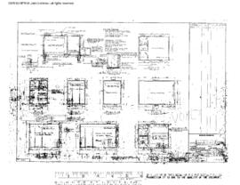 Burlington Northern Engineering Drawing, Unnamed Structure (Standard Plan), 1980