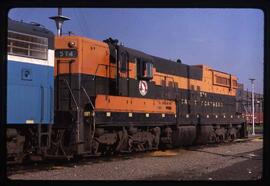 Great Northern Diesel Locomotive 574 at Superior, Wisconsin, 1969