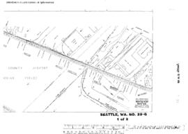 Plat Map of Great Northern Facilities at Seattle, Washington, 1965