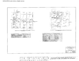 Spokane, Portland, and Seattle Railway Engineering Drawing, Section Bunkhouse and Foreman's House...