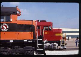 Great Northern Diesel Locomotive 400 at Mc Cook, Illinois, undated
